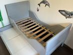 Bopita peuterbed grijs met onderschuiflade, Kinderen en Baby's, Kinderkamer | Bedden, Ophalen, Gebruikt, 70 tot 85 cm, 140 tot 160 cm