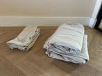 Z.g.a.n. 2x 1 persoons dekbed van Kayori taupe / beige, Beige, Dekbedovertrek, Tweepersoons, Ophalen of Verzenden