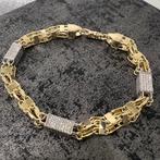 14k gouden armband magnum schakel, Sieraden, Tassen en Uiterlijk, Armbanden, Ophalen of Verzenden, Nieuw, Goud