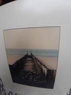 Foto Strand houten golfbreker palen etc., Minder dan 50 cm, Oorspronkelijke maker, Ophalen of Verzenden, Zo goed als nieuw