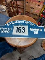 Rallye bord, Ophalen, Zo goed als nieuw, Reclamebord