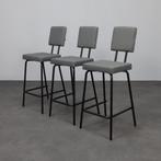 3x Barstool Option Bar by Frederik Roijé for Puik Design, Ophalen, 60 tot 90 cm, Nieuw, Metaal