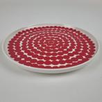 Marimekko Siirtolapuutarha bord rood wit Ø 20 cm, Huis en Inrichting, Keuken | Servies, Ophalen, Keramiek, Nieuw, Bord(en)