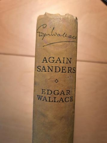 Edgar Wallace - AGAIN SANDERS beschikbaar voor biedingen