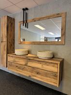 Badmeubel 160cm wagondelen €6450 nu afhaal €4850 showmodel, Doe-het-zelf en Verbouw, Ophalen, Nieuw, Wastafel