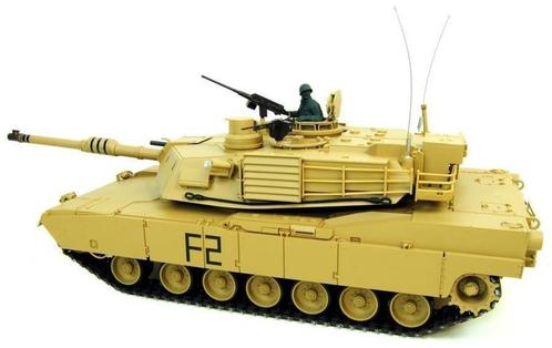 Radiografische tank Heng Long Abrams M1A2 2.4GHZ, Hobby en Vrije tijd, Modelbouw | Radiografisch | Overige, Nieuw, Ophalen of Verzenden
