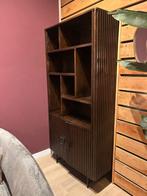 Eleonora - Boekenkast Remi - Bruin, Huis en Inrichting, Kasten | Boekenkasten, Met deur(en), Nieuw, 50 tot 100 cm, Modern