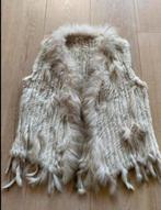 Vest racoon bont angora nieuwstaat, Ophalen of Verzenden, Zo goed als nieuw, Maat 38/40 (M), Beige