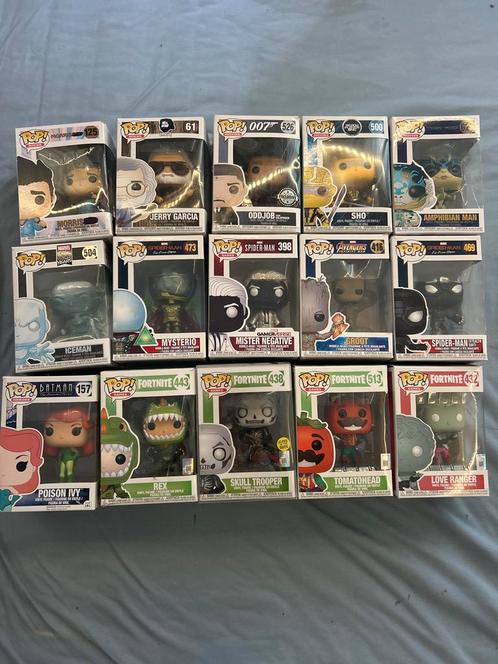 Funko Pop Verzameling - 15 Stuks, Verzamelen, Poppetjes en Figuurtjes, Zo goed als nieuw, Ophalen of Verzenden