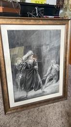 Schilderij uit eind 1800, Antiek en Kunst, Ophalen of Verzenden