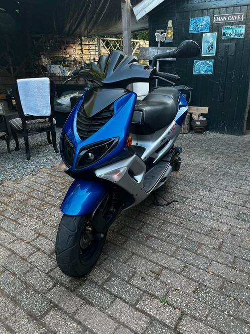 Peugeot speedfight 2 AC 50cc blauwe plaat, Fietsen en Brommers, Scooters | Peugeot, Zo goed als nieuw, Speedfight, Tweetakt, Ophalen
