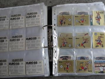 PANINI EURO 88 VOETBAL VOLLEDIGE SET +LEEG ALBUM beschikbaar voor biedingen