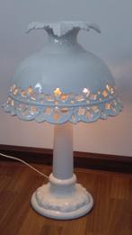 Porseleinen tafellamp, Ophalen, Zo goed als nieuw, Retro klassiek stijl porselein, Minder dan 50 cm