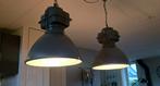 Industriële hanglampen (2 stuks), Huis en Inrichting, Ophalen, Gebruikt, 50 tot 75 cm, Glas