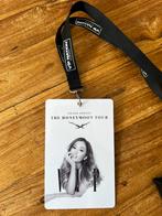 Ariana Grande honeymoon tour VIP laminate, Ophalen of Verzenden, Zo goed als nieuw, Boek, Tijdschrift of Artikel