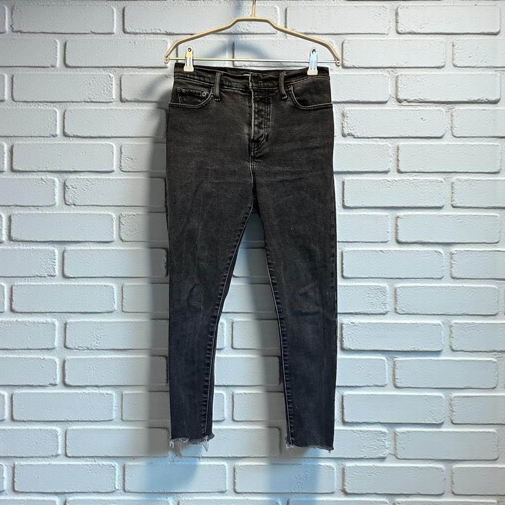 Levi’s Strauss Jeans Maat W26 Zwart Wedgie Skinny Distressed, L, Verzenden, Zwart, L