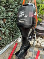 Mercury 75pk buitenboordmotor met bediening, Watersport en Boten, Ophalen, Zo goed als nieuw, Benzine, 30 pk of meer