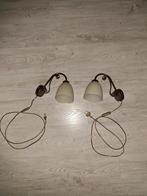 2 wandlampjes, Ophalen, Gebruikt