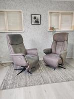 Set Hjort Knudsen luxe elektrische Relax Fauteuils, Gebruikt, Ophalen of Verzenden, Info@hjortknudsen.dk, Modern