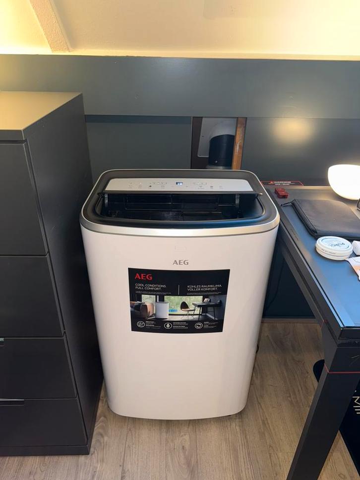 AEG Mobiele Airco (AXP35U538CW), Witgoed en Apparatuur, Airco's, Zo goed als nieuw, Mobiele airco, 3 snelheden of meer, Ophalen