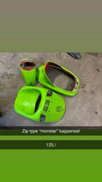 Zip type 3 kappenset groen monster kappen, Ophalen of Verzenden, Zo goed als nieuw