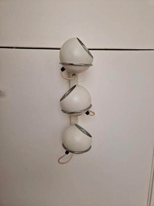 Vintage Gepo wandlamp met drie bollen space age design, Huis en Inrichting, Lampen | Wandlampen, Zo goed als nieuw, Ophalen of Verzenden