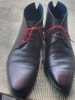 GREVE, hele nette herenschoenen Bordeau/Zwart maat 44, Ophalen of Verzenden, Zo goed als nieuw, Veterschoenen, Onbekend