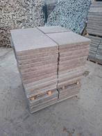 18m² 50x50, rood, gebruikt, op pallet, Ophalen, Gebruikt, 10 m² of meer, Beton