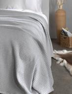 Heckettlane Wafel Plaid Grijs 260x240, Ophalen of Verzenden, Deken of Dekbed, Grijs, Nieuw