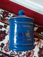 Harrods koekjes bewaarbak  blauw, Huis en Inrichting, Ophalen of Verzenden, Nieuw