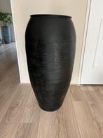 Grote zwarte pot voor binnen, Tuin en Terras, Ophalen, Steen, 40 cm of meer, Rond