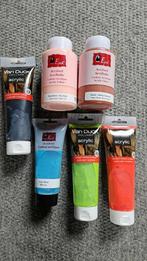 6x acryl verf, Verzenden, Nieuw