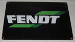 FENDT TRACTOR : Metalen Bord Logo FENDT Tractor, Verzenden, Nieuw, Reclamebord