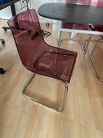 4 eettafel stoelen TOBIAS / kuipstoeltjes / eetkamer stoelen, Huis en Inrichting, Stoelen, Ophalen, Metaal, Vier, Rood