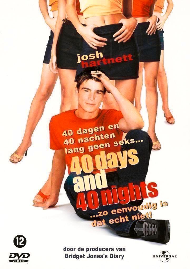 40 Days And 40 Nights (Josh Hartnett), Cd's en Dvd's, Dvd's | Komedie, Zo goed als nieuw, Vanaf 12 jaar, Ophalen of Verzenden