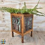Antieke Art Deco (Haagse School) plantenbak tegels / hout, Minder dan 60 cm, Ophalen of Verzenden, Zo goed als nieuw, Onbekend