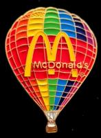 McDonald's- Montgolfier 200 Paris ballon pin- super groot -, Ophalen of Verzenden, Nieuw, Merk, Speldje of Pin