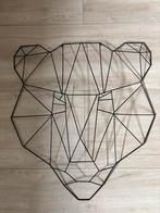 Metalen wanddecoratie memobord panter zwart, Ophalen of Verzenden, Zo goed als nieuw