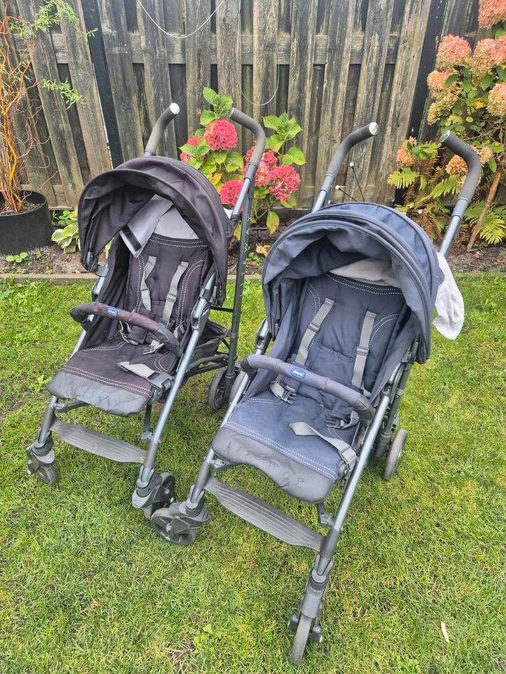 2 Buggy's - Chicco Liteway, Kinderen en Baby's, Kinderwagens en Combinaties, Gebruikt, Kinderwagen, Overige merken, Ophalen