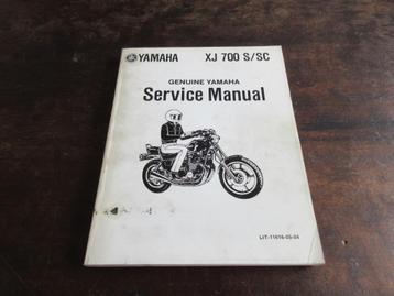 Yamaha XJ700S XJ700SC XJ700N XJ700NC werkplaatshandboek beschikbaar voor biedingen
