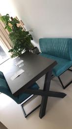 Visgraat Eetkamer Tafel 155cm, Huis en Inrichting, Ophalen, Gebruikt, 50 tot 100 cm, 150 tot 200 cm