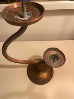 Vintage Koperen Kandelaar, Ophalen of Verzenden, Koper of Brons