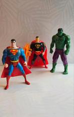DC Comics Superman & Marvel Hulk Figuren, Ophalen of Verzenden, Gebruikt