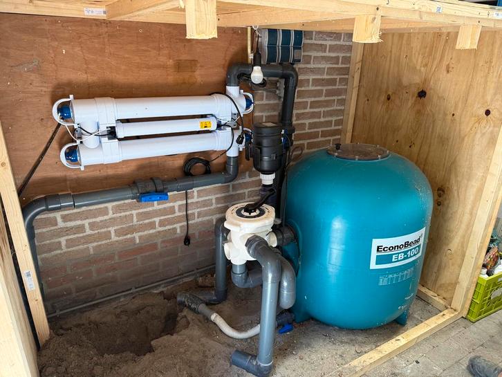 Filtersysteem Koi vijver, Tuin en Terras, Vijver-toebehoren, Gebruikt, Vijverfilter, Ophalen