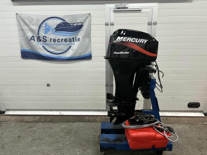 Mercury 40 pk 4 takt / Langstaart / Elektrisch gestart, Watersport en Boten, Buiten- en Binnenboordmotoren, Gebruikt, Benzine