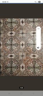 Oude cementtegels, 2m², 78 stuks, Ophalen