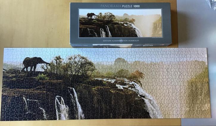 Panorama puzzel collectie Humboldt 94,5 X 32,8 cm. Merk HEYE, Hobby en Vrije tijd, Denksport en Puzzels, Zo goed als nieuw, Legpuzzel
