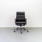 1x Vitra Eames EA 219 Bureaustoel Zwart Leer - Chroom Nieuw!, Huis en Inrichting, Bureaustoelen, Niet ingevuld, Zwart, Niet ingevuld