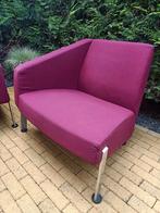 2 stuks Frits Hansen design stoelen oud roze / aubergine, Huis en Inrichting, Zo goed als nieuw, Ophalen