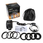 Kenro macro ringflitser KFL201 Nikon camera fotografie flits, Audio, Tv en Foto, Fotografie | Flitsers, Ophalen of Verzenden, Zo goed als nieuw